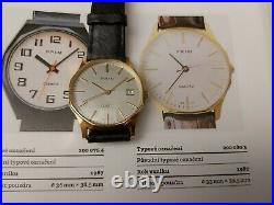 Collectible PRIM QUARTZ Electro Mechanical Vintage Men's Watch Czechoslovakia