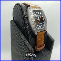 Collectible Rare Vintage Designer Locman Italy Watch with Real Diamonds. SQR