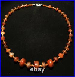 Collection Antique Himalayan India African Tibet Nepali Carnelian Agate Old Bead