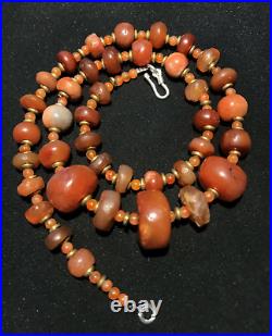 Collection Antique Himalayan India African Tibet Nepali Carnelian Agate Old Bead