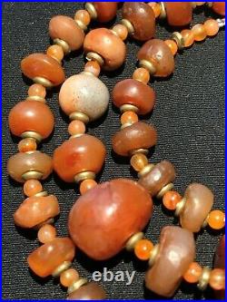 Collection Antique Himalayan India African Tibet Nepali Carnelian Agate Old Bead