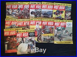 Collection Of 153 Vintage Hot Rod Magazines 1948-1961 (near Complete)