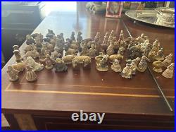Collection Of Over 70 Antique Morse's Tea Ceramic Figurines 1950's