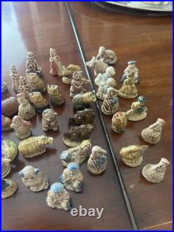 Collection Of Over 70 Antique Morse's Tea Ceramic Figurines 1950's