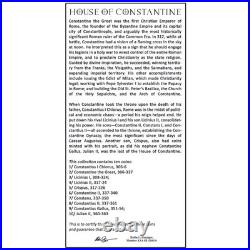 Collection of 10 Roman Bronze Coins from the House of Constantine