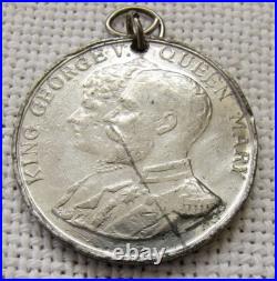 Collection of 16 antique and old silver & silver plated medals, badges & tokens