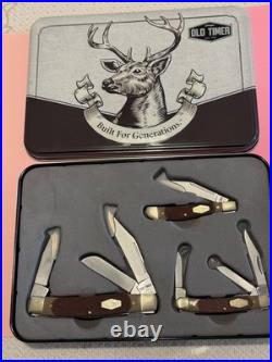 Collection of unused various knives in original packaging