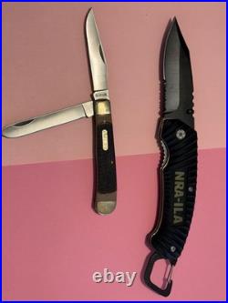 Collection of unused various knives in original packaging