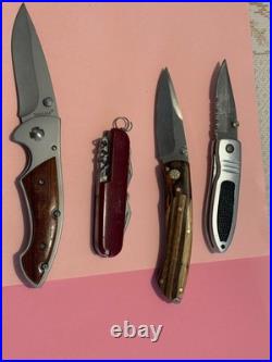 Collection of unused various knives in original packaging