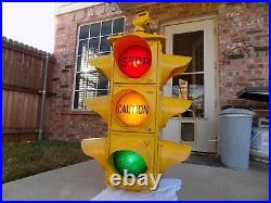 Crouse Hinds Vintage Antique 4 Way Traffic Signal Stop Light