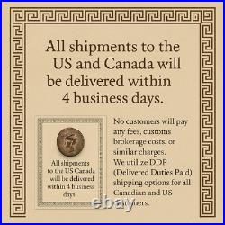 Crusader Order Bronze Signet Ring Eagle and Shield Templar Era 1100AD Authentic