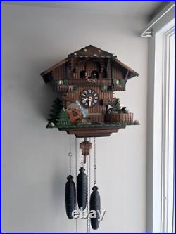 Cuckoo Clock 8 Day Moving Ducks