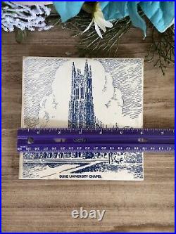 Duke University Antique Chapel Collectable Tile Wall Hanging Ceramic 6x6