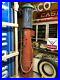 Early-OLD-G-B-176-Visible-GAS-PUMP-Vintage-Antique-Oil-BLUE-CYLINDER-Station-WOW-01-ajb