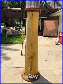Early WAYNE 665 OLD Visible GAS PUMP Vintage Antique Model T A Oil Sign Collect