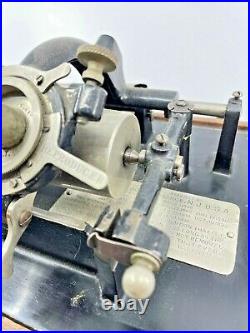 Edison Standard Cylinder Phonograph 4-Clip Horn Cylinders Antique 1898