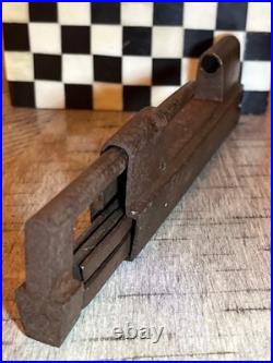 Edo era antique Japanese keyless skeleton lock RARE 071026@