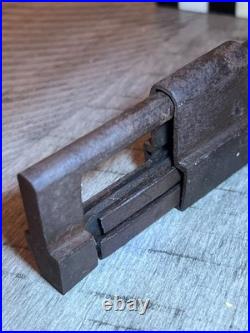 Edo era antique Japanese keyless skeleton lock RARE 071026@