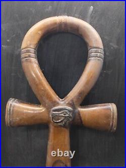 Egyptian Antiques Ankh Key of Life Pharaonic Egypt Carved Stone & Eye God Horus