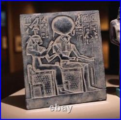 Egyptian Antiquities Rare Authentic Pharaonic Stela Of Goddess Isis with Horus
