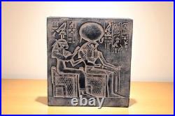 Egyptian Antiquities Rare Authentic Pharaonic Stela Of Goddess Isis with Horus