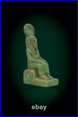 Egyptian Antiquities Statue Rare Pharaonic Seated Statue Authentic BC