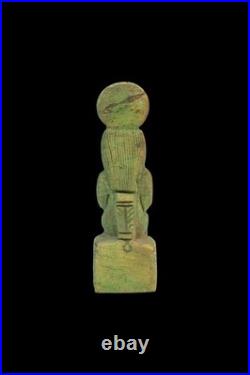 Egyptian Antiquities Statue Rare Pharaonic Seated Statue Authentic BC