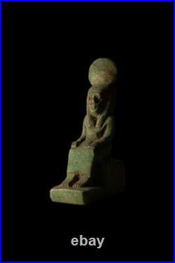 Egyptian Antiquities Statue Rare Pharaonic Seated Statue Authentic BC