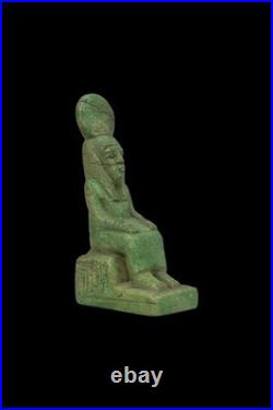 Egyptian Antiquities Statue Rare Pharaonic Seated Statue Authentic BC