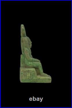 Egyptian Antiquities Statue Rare Pharaonic Seated Statue Authentic BC