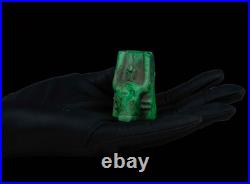 Egyptian Artifact Figurine Rare Goddess Hathor Cow Form Authentic BC