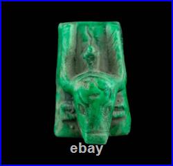Egyptian Artifact Figurine Rare Goddess Hathor Cow Form Authentic BC