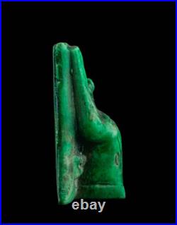 Egyptian Artifact Figurine Rare Goddess Hathor Cow Form Authentic BC