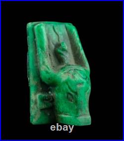 Egyptian Artifact Figurine Rare Goddess Hathor Cow Form Authentic BC
