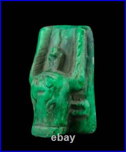 Egyptian Artifact Figurine Rare Goddess Hathor Cow Form Authentic BC