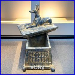 Egyptian Artifact Figurine Rare of God Anubis Box Egyptian BC