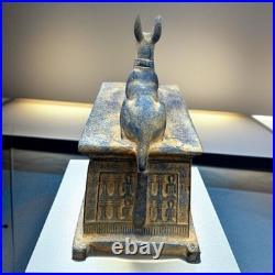 Egyptian Artifact Figurine Rare of God Anubis Box Egyptian BC