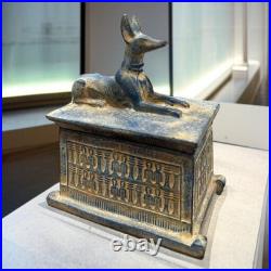 Egyptian Artifact Figurine Rare of God Anubis Box Egyptian BC