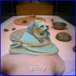 Egyptian Artifacts A Rare Authentic Pharaonic Statue Of Egyptian God Sekhmet BC