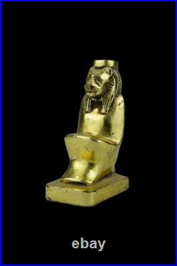 Egyptian Artifacts A Rare Authentic Pharaonic Statue Of Egyptian God Sekhmet BC