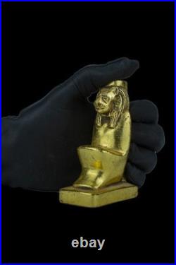 Egyptian Artifacts A Rare Authentic Pharaonic Statue Of Egyptian God Sekhmet BC