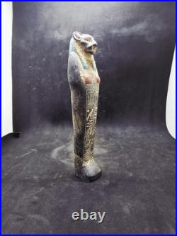 Egyptian Artifacts Rare Authentic Pharaonic Lion Statue Of Egyptian God Sekhmet