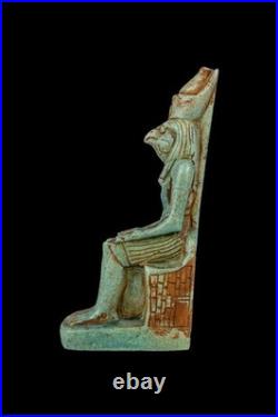 Egyptian Artifacts Unique Authentic Pharaonic Statue Of Egyptian God Horus BC