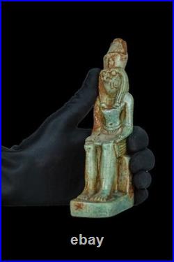 Egyptian Artifacts Unique Authentic Pharaonic Statue Of Egyptian God Horus BC