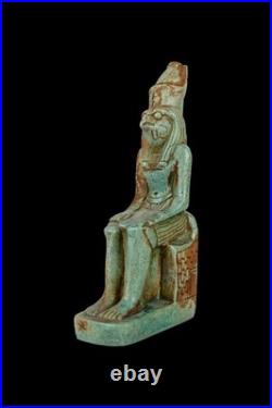 Egyptian Artifacts Unique Authentic Pharaonic Statue Of Egyptian God Horus BC