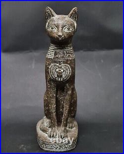 Egyptian Goddess Bastet Cat Figurine Egypt BC F1 Ancient Egyptian Antiquities