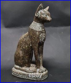 Egyptian Goddess Bastet Cat Figurine Egypt BC F1 Ancient Egyptian Antiquities