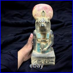 Egyptian Pharaonic Sekhmet Antique Statue BC Unique Rare Ancient Antiques
