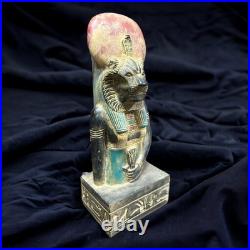 Egyptian Pharaonic Sekhmet Antique Statue BC Unique Rare Ancient Antiques