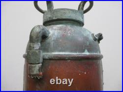 Elkhart Brass & Copper Fire Extinguisher 24 Tall Antique Collectible